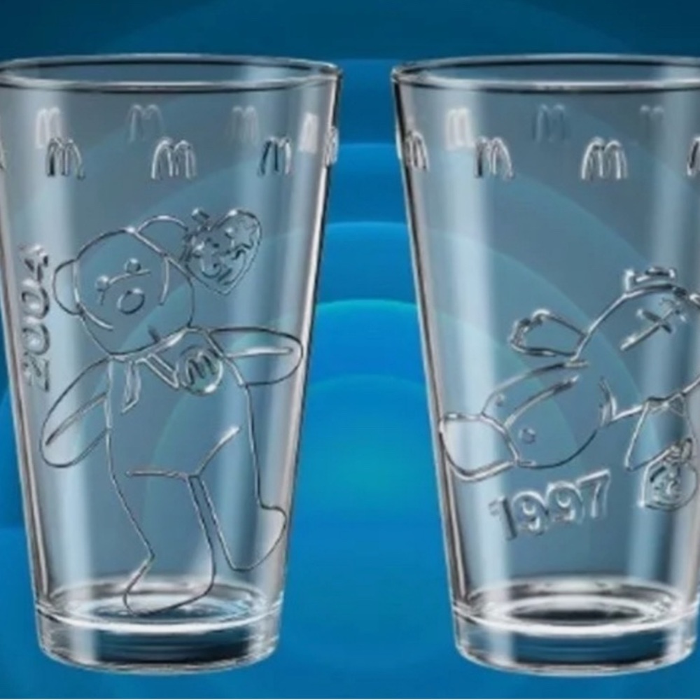 NEW Sealed McDonald's Ty Beanie Babies Glass 2024 Collection Limited Edition